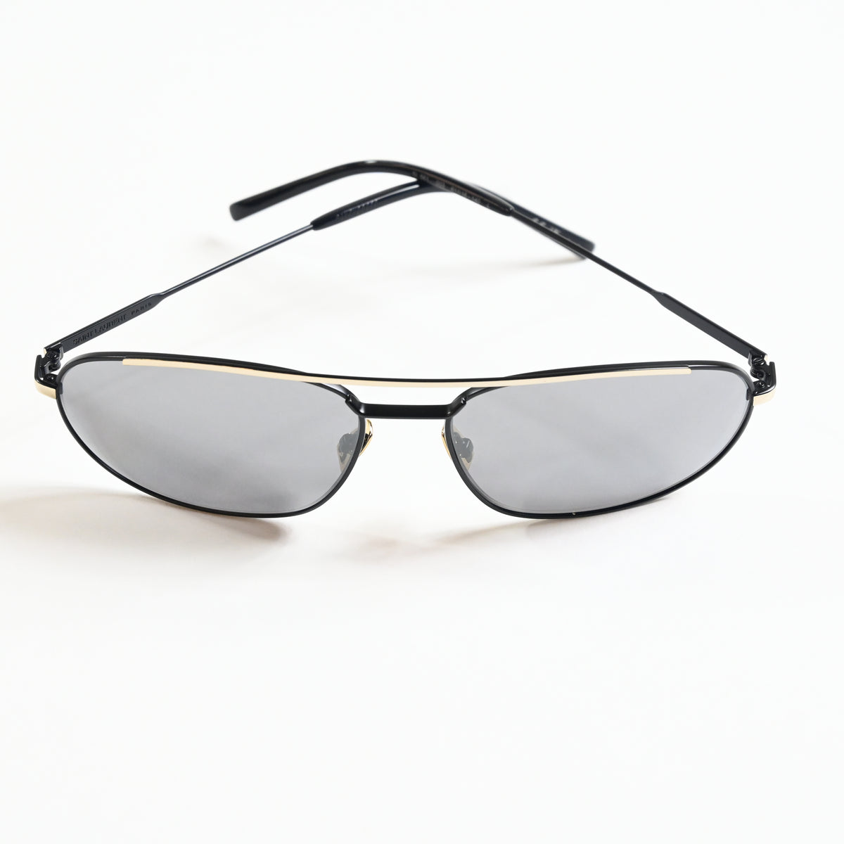 Yves Saint Laurent SL-561S 003 Mens Authentic Sunglasses Black/Silver, 61 - New
