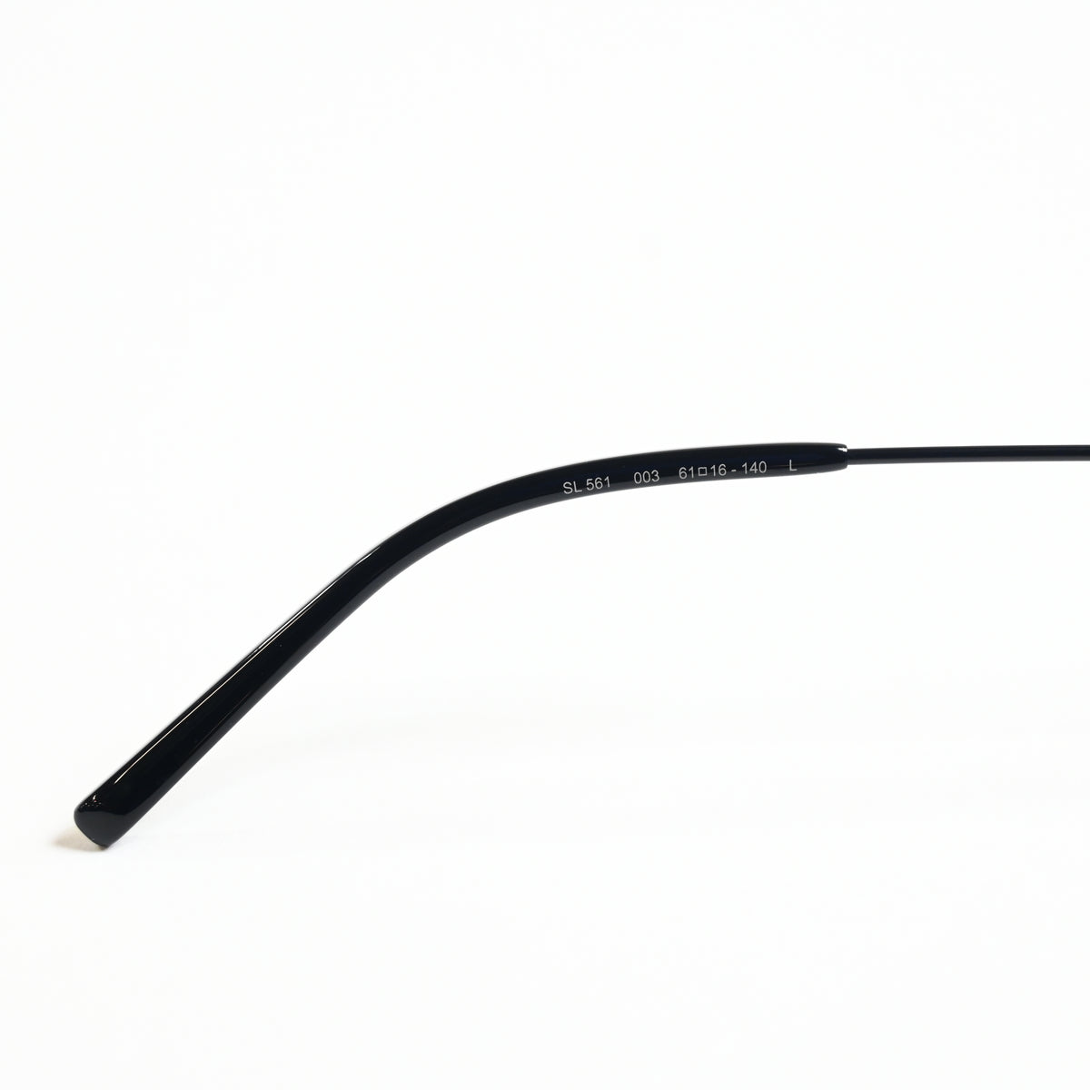 Yves Saint Laurent SL-561S 003 Mens Authentic Sunglasses Black/Silver, 61 - New