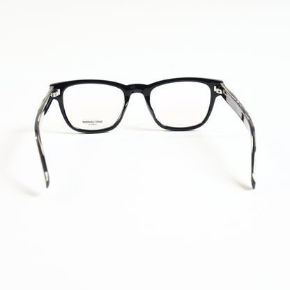 Yves Saint Laurent SL-664O 001 Mens Authentic Eyeglasses Black/Silver, 52 - New