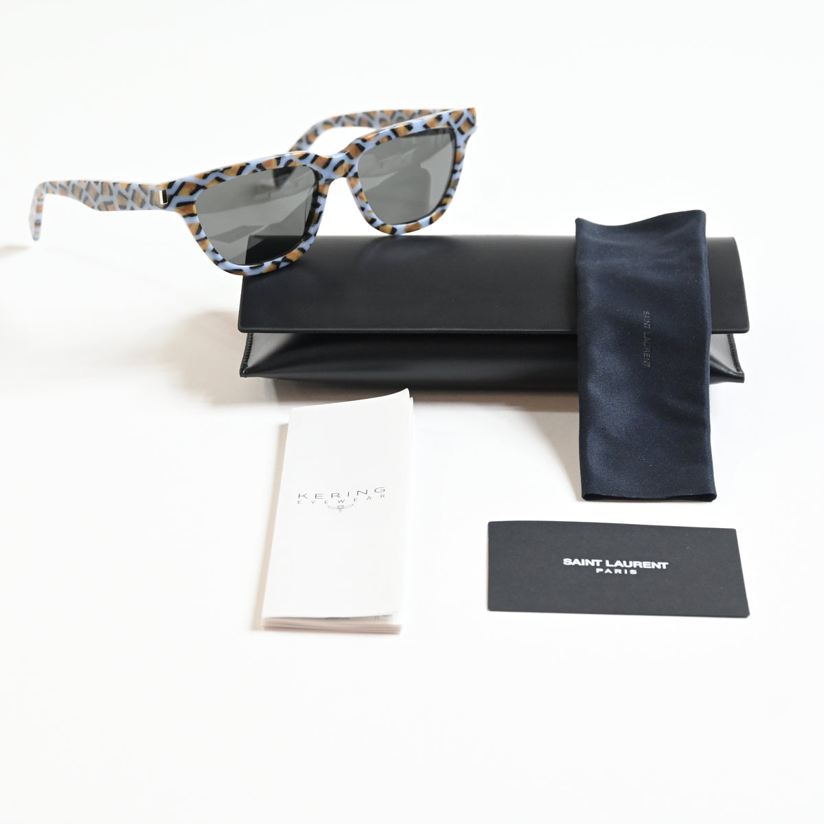 Yves Saint Laurent SL-462S-SULPICE 013 Womens Authentic Sunglasses Havana 53 New