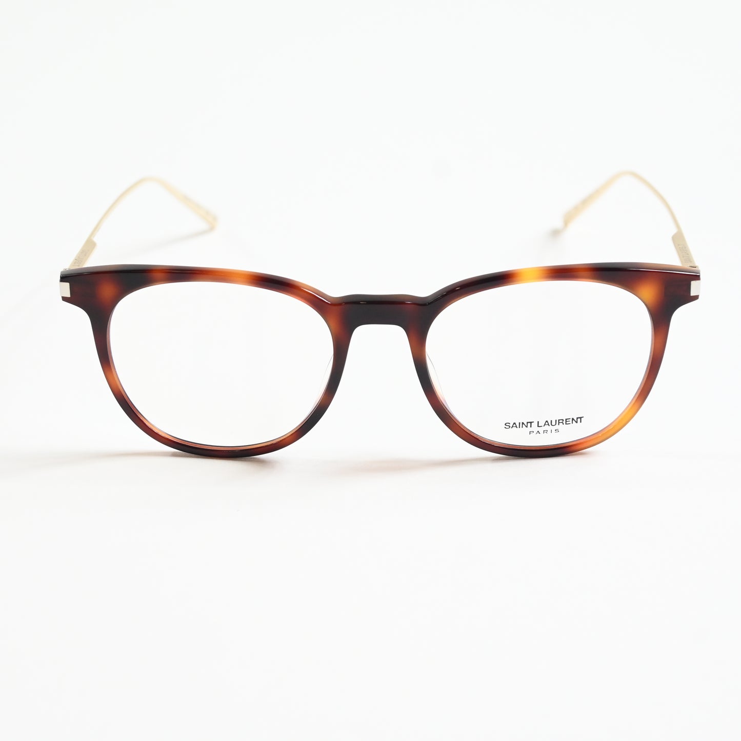 Yves Saint Laurent SL-579O 002 Unisex Authentic Eyeglasses Havana/Gold, 49 - New