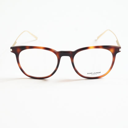 Yves Saint Laurent SL-579O 002 Unisex Authentic Eyeglasses Havana/Gold, 49 - New