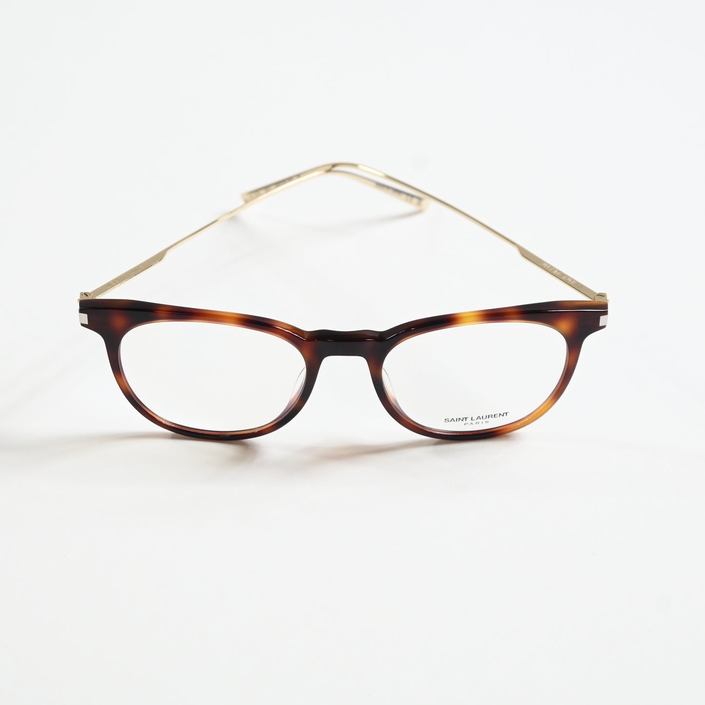 Yves Saint Laurent SL-579O 002 Unisex Authentic Eyeglasses Havana/Gold, 49 - New