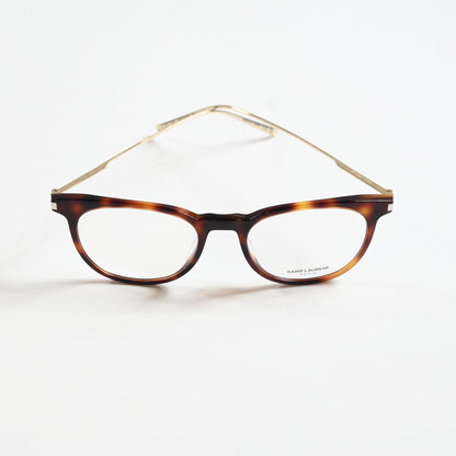 Yves Saint Laurent SL-579O 002 Unisex Authentic Eyeglasses Havana/Gold, 49 - New