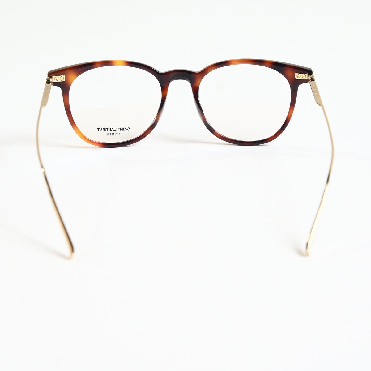 Yves Saint Laurent SL-579O 002 Unisex Authentic Eyeglasses Havana/Gold, 49 - New