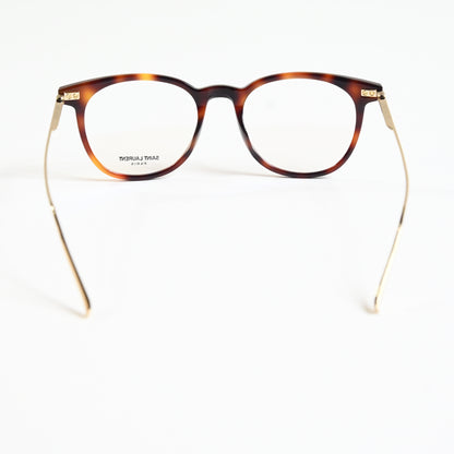 Yves Saint Laurent SL-579O 002 Unisex Authentic Eyeglasses Havana/Gold, 49 - New