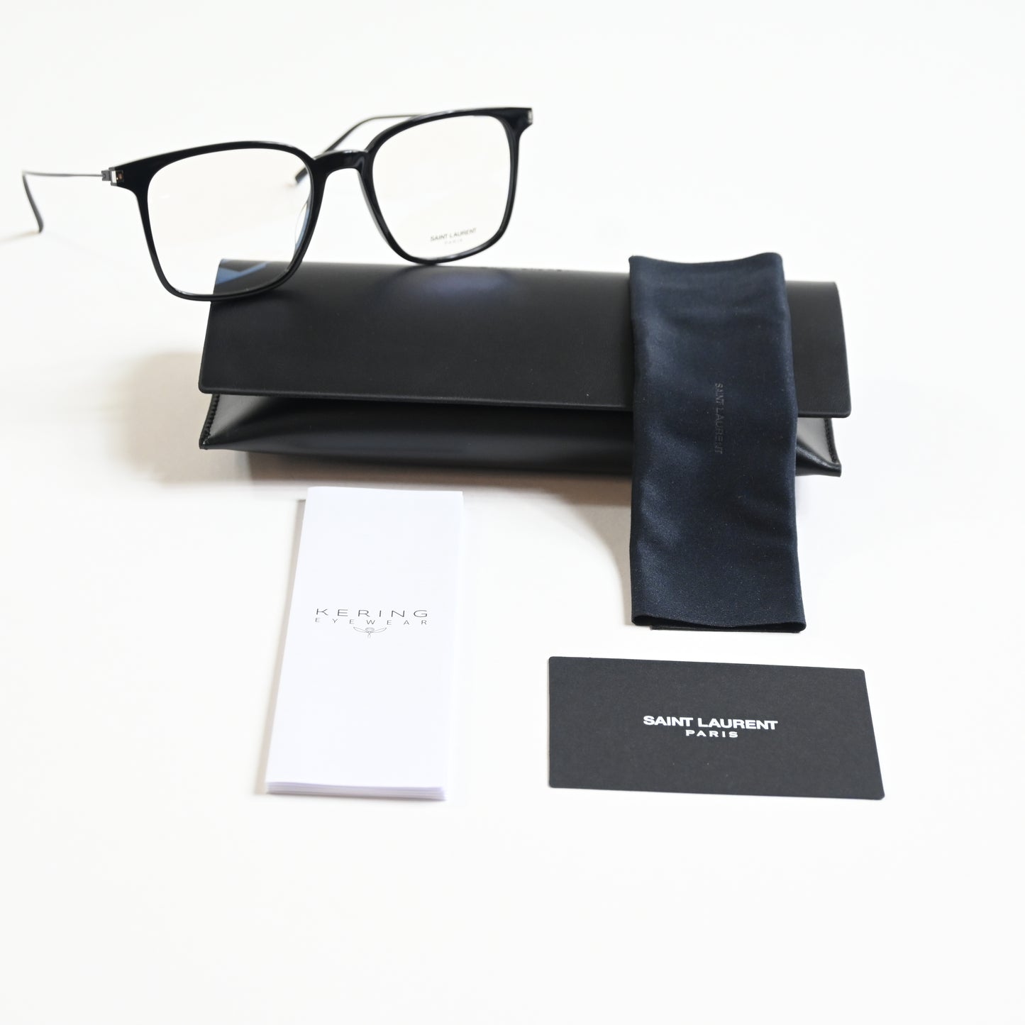 Yves Saint Laurent SL-577O 001 Unisex Authentic Eyeglasses Black, 51mm - New