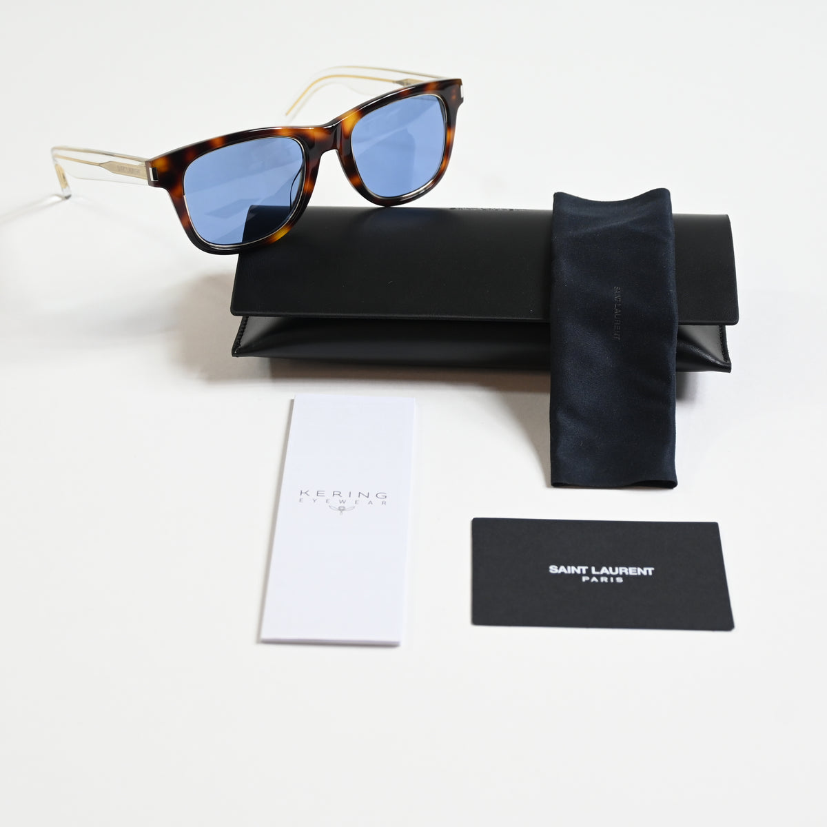 Yves Saint Laurent SL-51S-RIM 008 Unisex Authentic Sunglasses Havana, 50 - New
