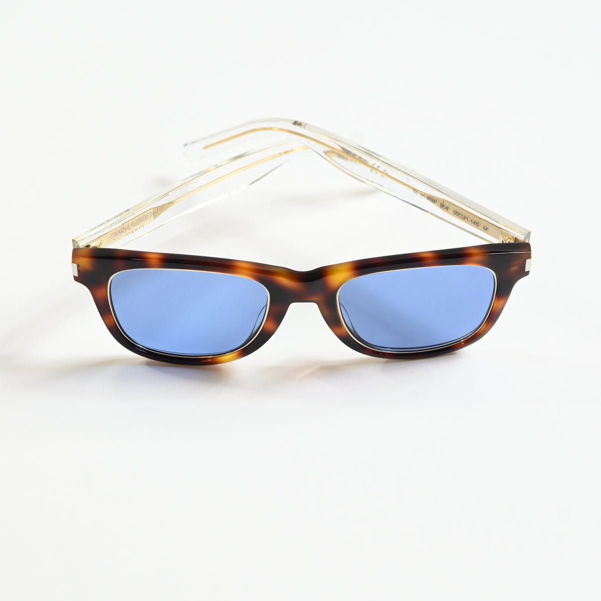 Yves Saint Laurent SL-51S-RIM 008 Unisex Authentic Sunglasses Havana, 50 - New