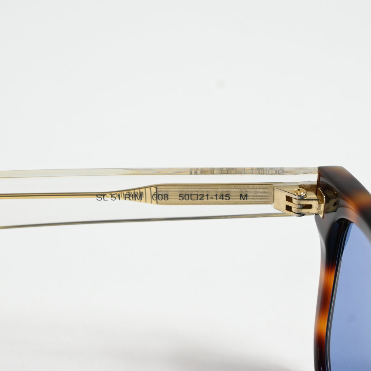 Yves Saint Laurent SL-51S-RIM 008 Unisex Authentic Sunglasses Havana, 50 - New