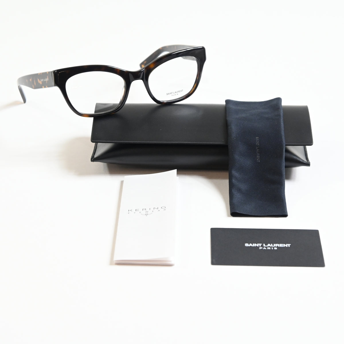 Yves Saint Laurent SL-643O 006 Womens Authentic Eyeglasses Havana, 54mm - New