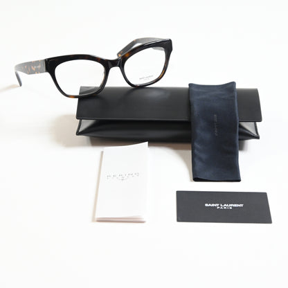 Yves Saint Laurent SL-643O 006 Womens Authentic Eyeglasses Havana, 54mm - New