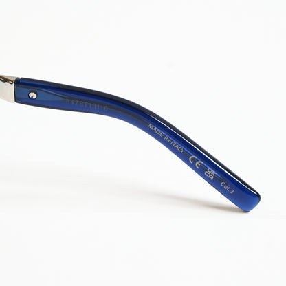 Yves Saint Laurent SL-581S 006 Unisex Authentic Sunglasses Blue/Silver, 51 - New