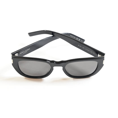 Yves Saint Laurent SL-601S 001 Mens Authentic Sunglasses Black, 51mm - New