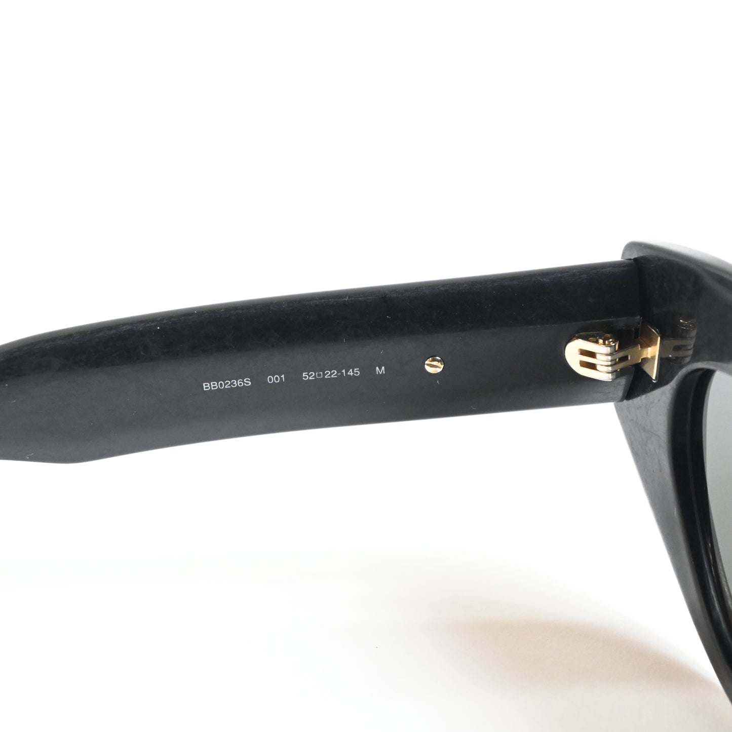 Balenciaga Cat Eye-Frame Recycled Acetate Distressed Sunglasses