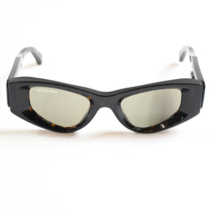 Balenciaga BB0243S 002 Womens Authentic Sunglasses Havana/Green, 48mm - New