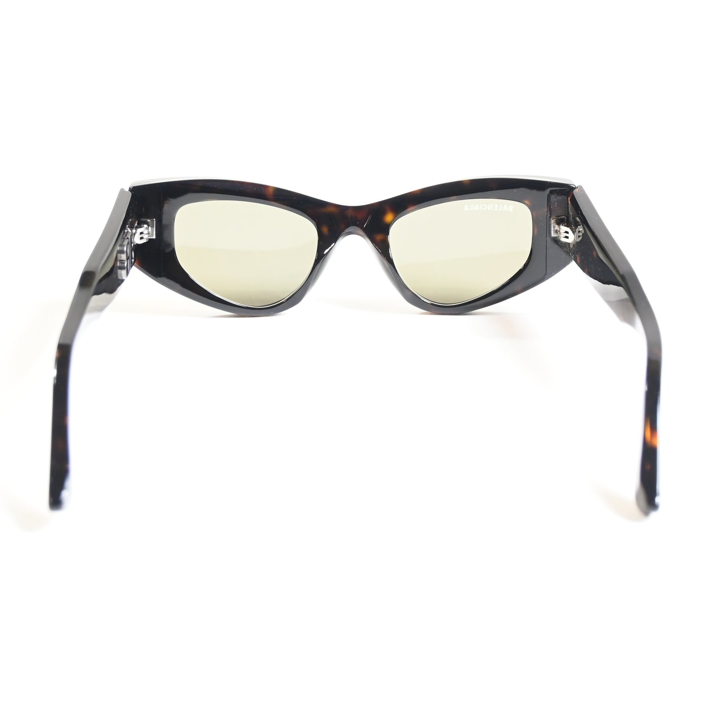 Balenciaga BB0243S 002 Womens Authentic Sunglasses Havana/Green, 48mm - New