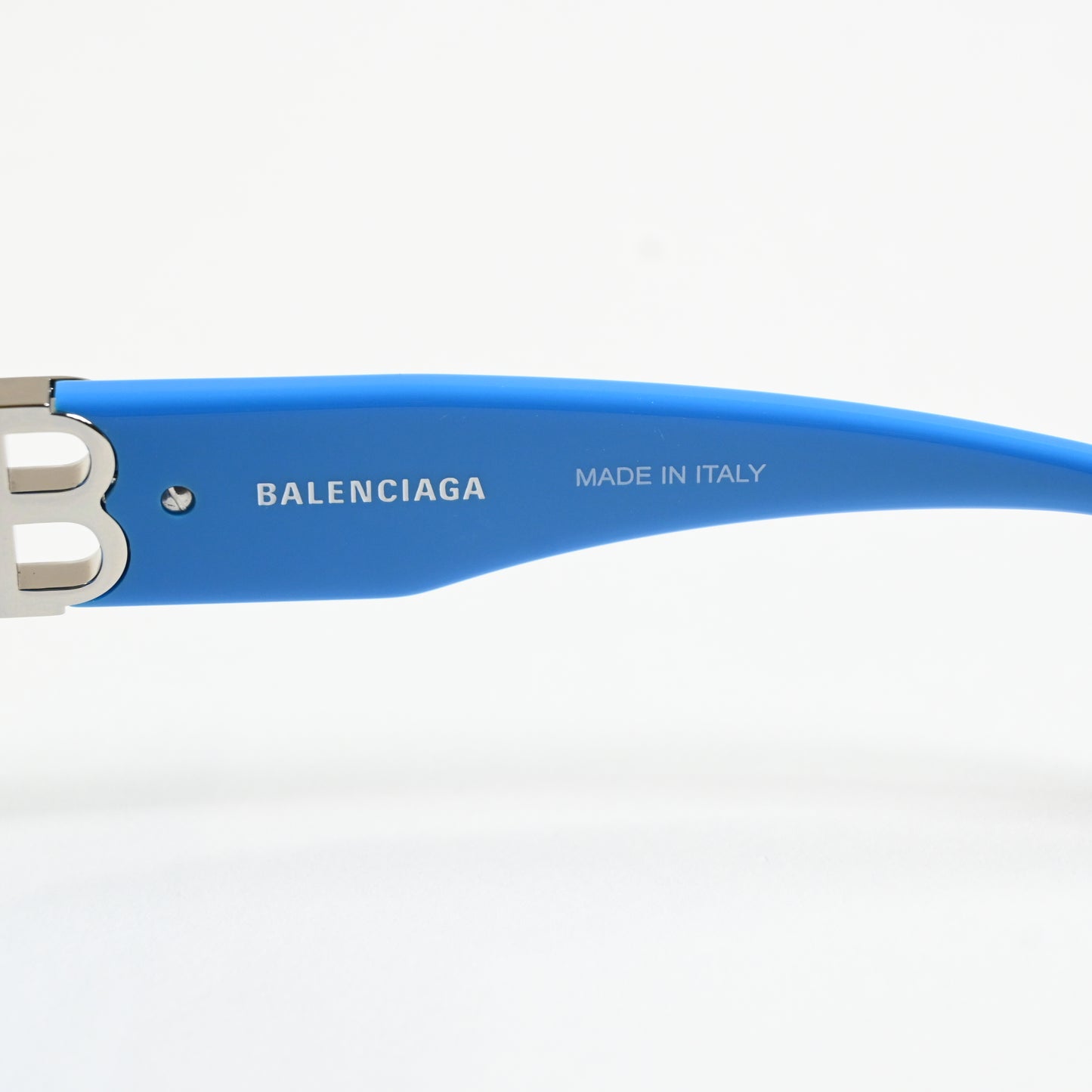 Balenciaga BB0095S 011 Womens Authentic Sunglasses Blue/Gray, 53mm - New