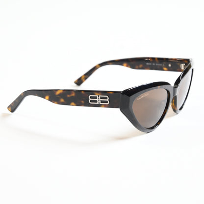 Balenciaga BB0270S 002 Womens Authentic Sunglasses Dark Tortoise, 56mm - New