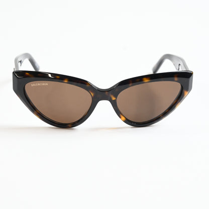 Balenciaga BB0270S 002 Womens Authentic Sunglasses Dark Tortoise, 56mm - New