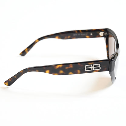 Balenciaga BB0270S 002 Womens Authentic Sunglasses Dark Tortoise, 56mm - New