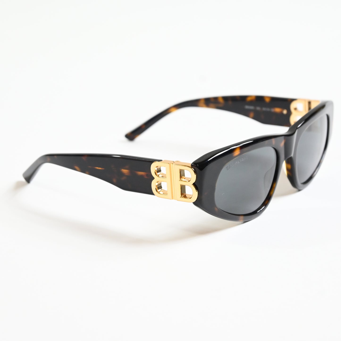 Balenciaga BB0095S 002 Womens Authentic Sunglasses Havana/Green, 53mm - New