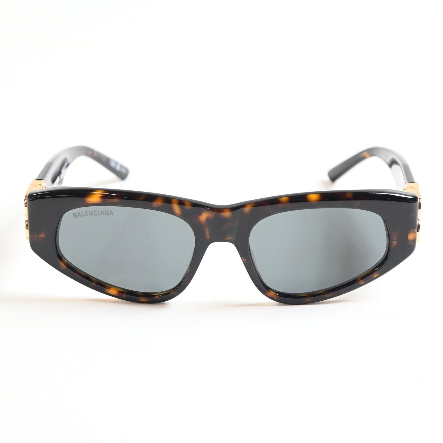 Balenciaga BB0095S 002 Womens Authentic Sunglasses Havana/Green, 53mm - New
