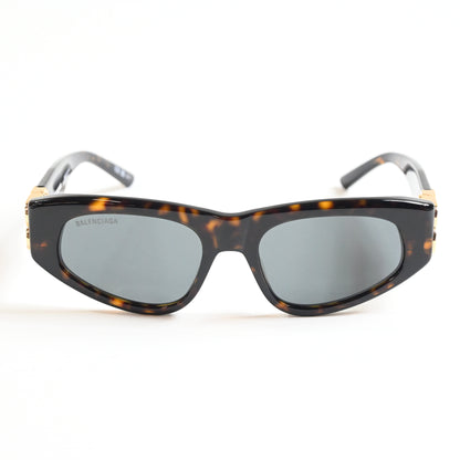 Balenciaga BB0095S 002 Womens Authentic Sunglasses Havana/Green, 53mm - New