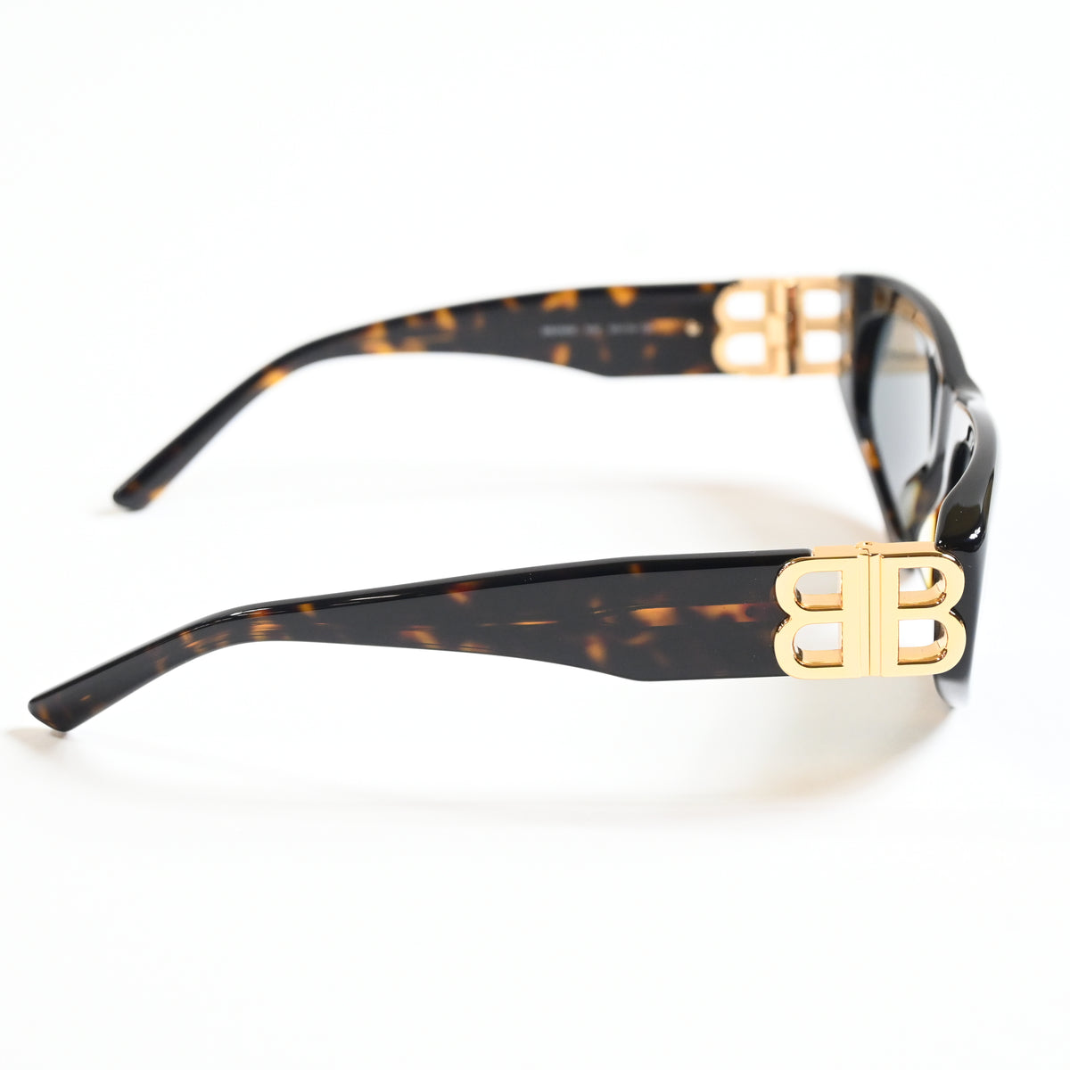 Balenciaga BB0095S 002 Womens Authentic Sunglasses Havana/Green, 53mm - New
