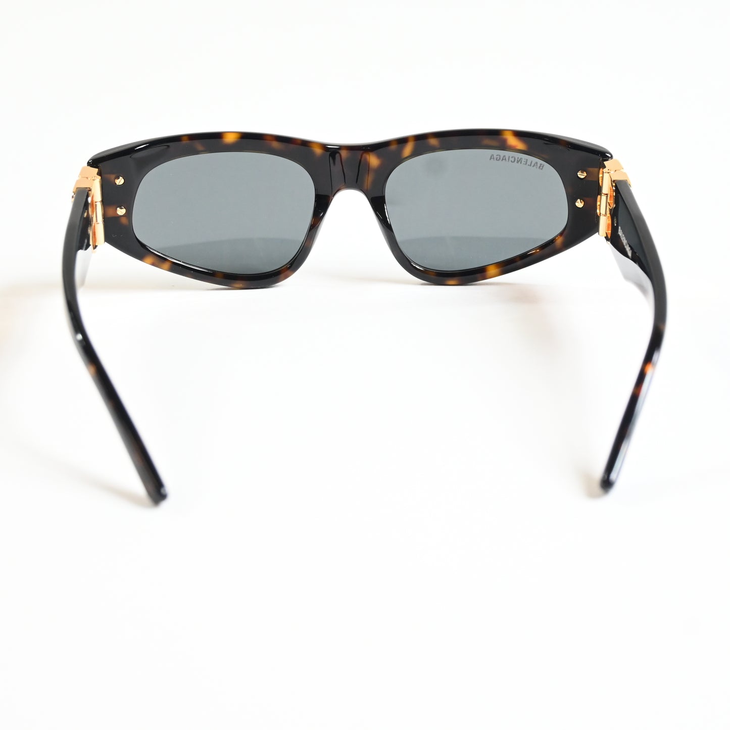 Balenciaga BB0095S 002 Womens Authentic Sunglasses Havana/Green, 53mm - New