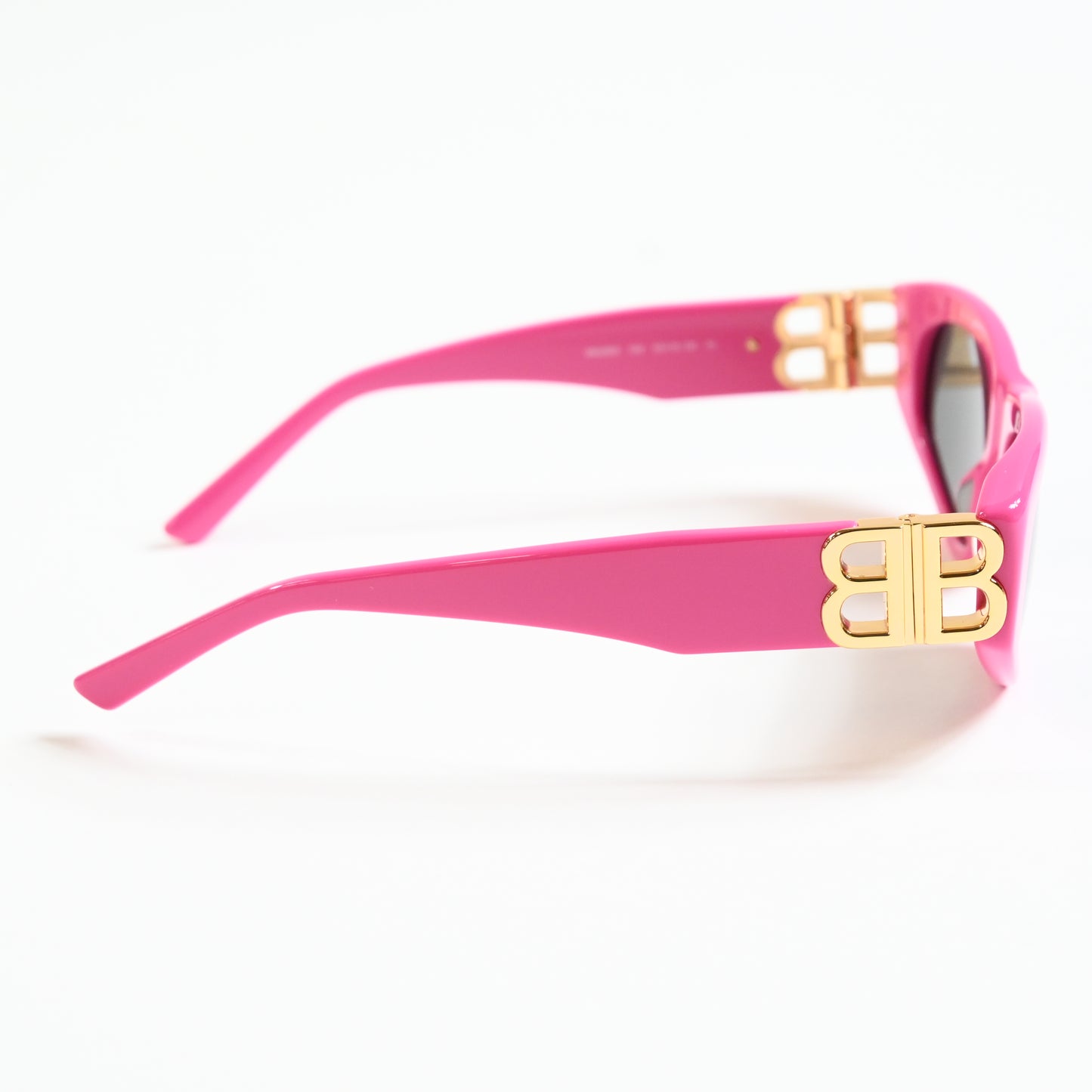 Balenciaga BB0095S 006 Womens Authentic Sunglasses Pink/Gold, 53mm - New