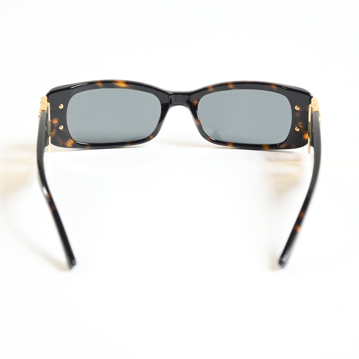 Balenciaga BB0096S 002 Womens Authentic Sunglasses Black/Gold, 53mm - New