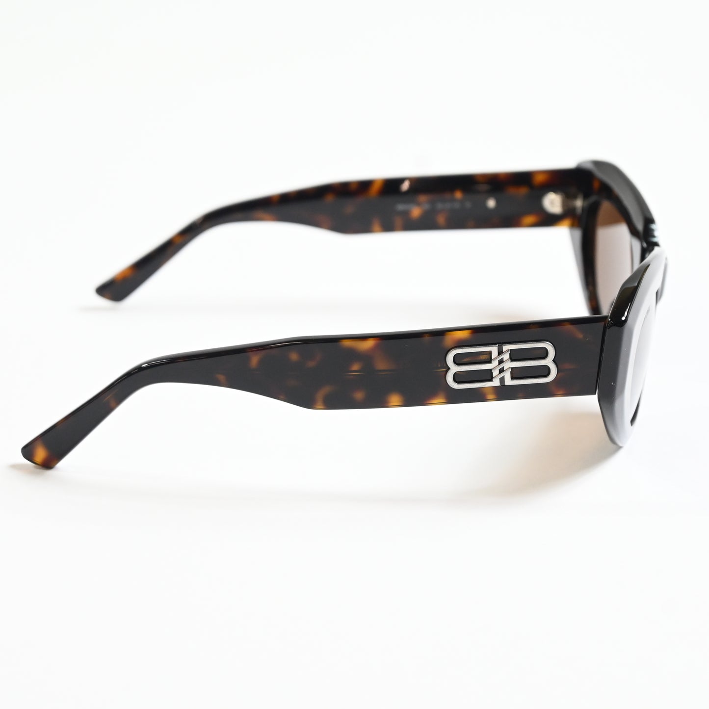 Balenciaga BB0236S 002 Womens Authentic Sunglasses Havana/Brown, 52mm - New