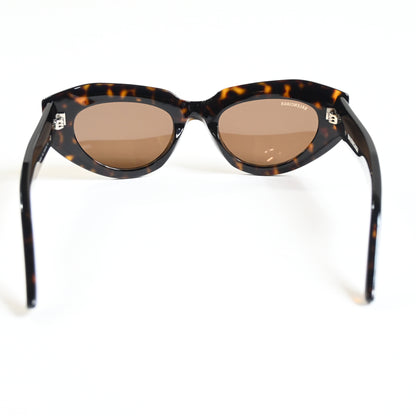 Balenciaga BB0236S 002 Womens Authentic Sunglasses Havana/Brown, 52mm - New
