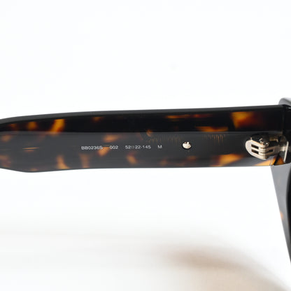 Balenciaga BB0236S 002 Womens Authentic Sunglasses Havana/Brown, 52mm - New