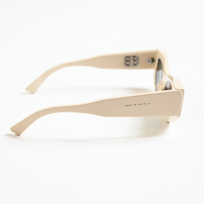 Balenciaga BB0243S 003 Womens Authentic Sunglasses Beige/Gray, 48mm - New