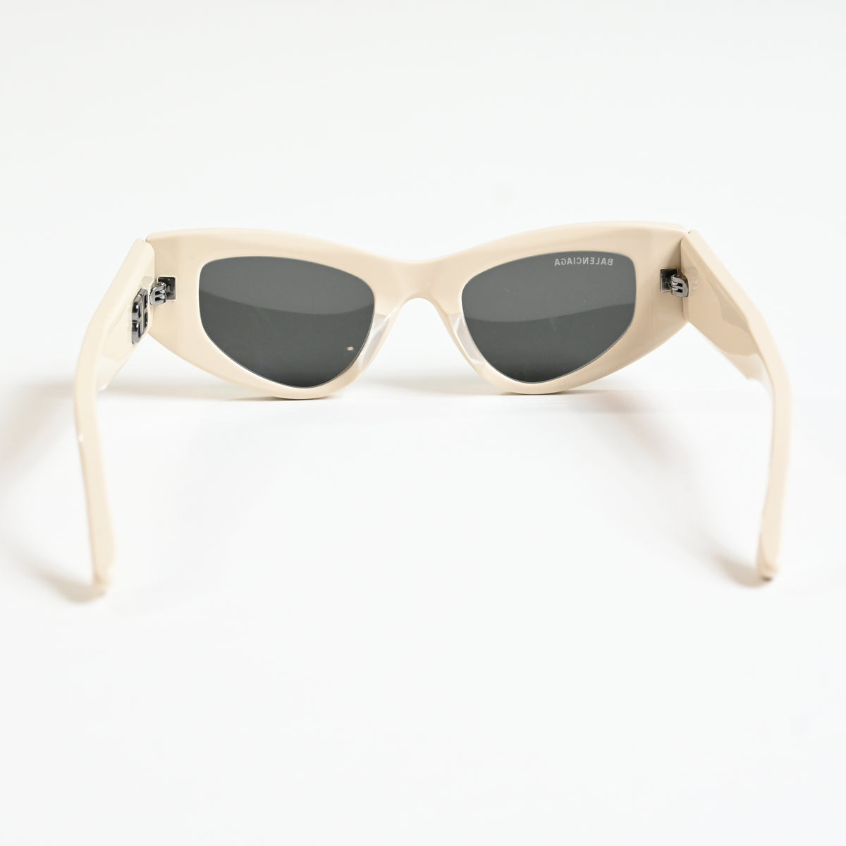 Balenciaga BB0243S 003 Womens Authentic Sunglasses Beige/Gray, 48mm - New