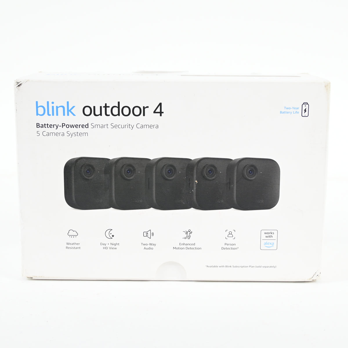 Blink Outdoor 4 Battery Smart Security Cameras - 5 camera system