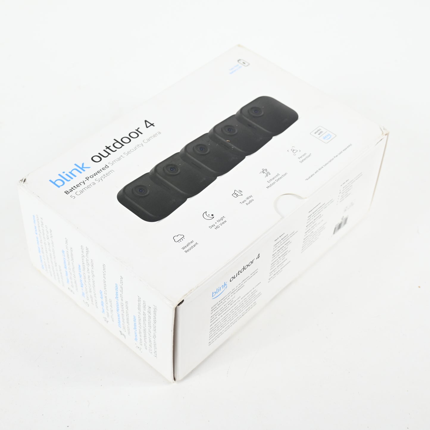 Blink Outdoor 4 Battery Smart Security Cameras - 5 camera system