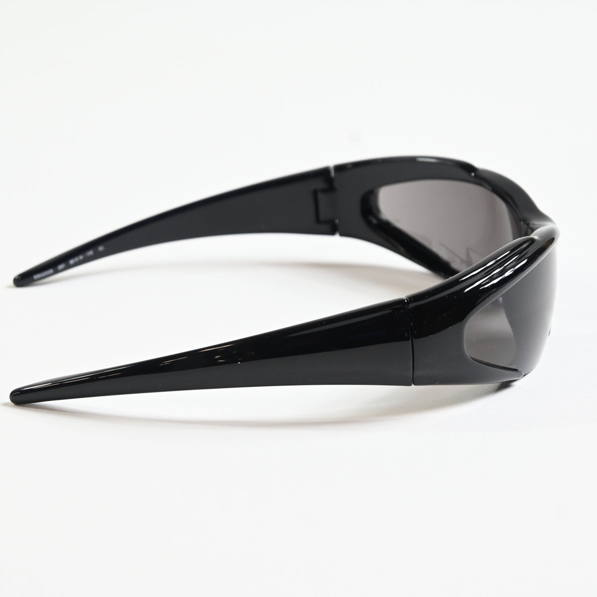Balenciaga BB0253S 001 Unisex Authentic Sunglasses Black/Gray, 80mm - New