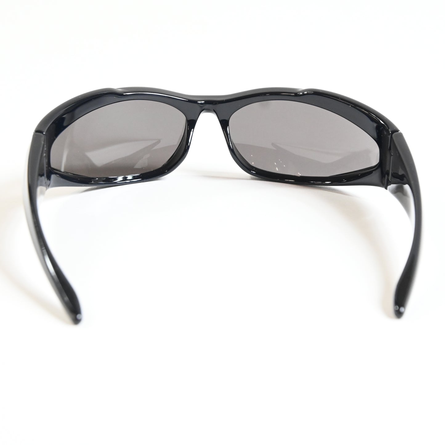 Balenciaga BB0253S 001 Unisex Authentic Sunglasses Black/Gray, 80mm - New