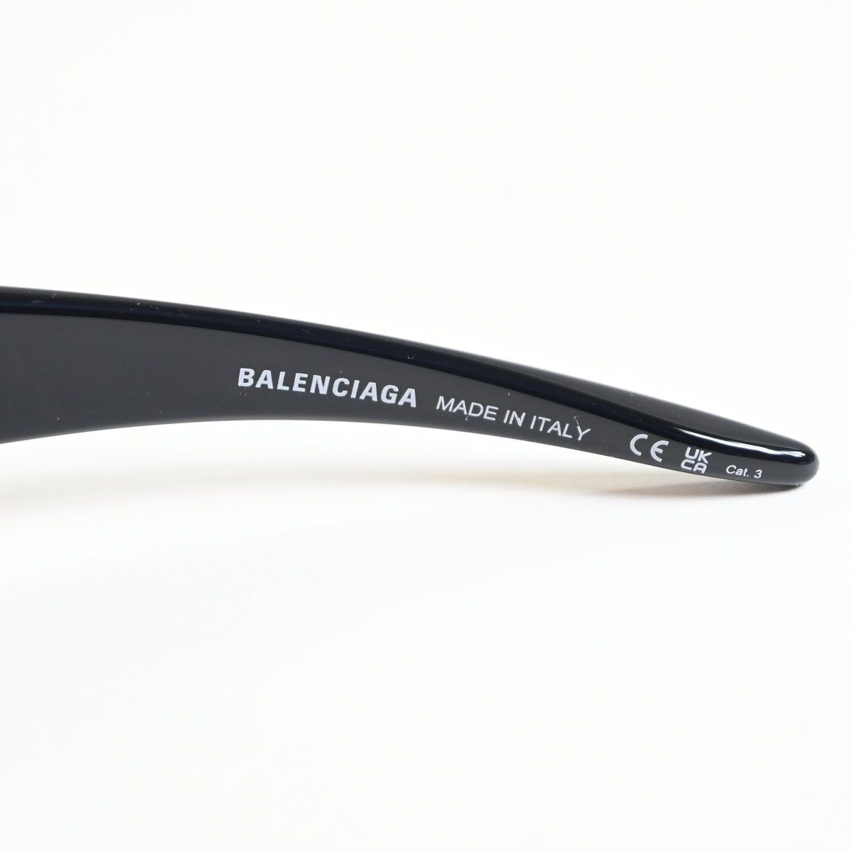 Balenciaga BB0253S 001 Unisex Authentic Sunglasses Black/Gray, 80mm - New