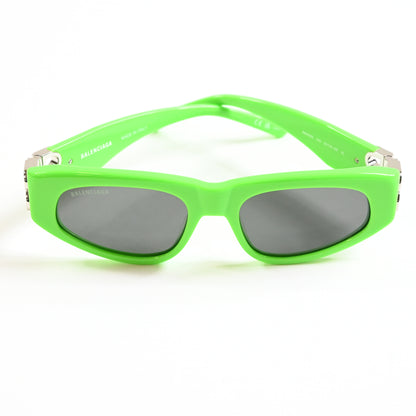 Balenciaga BB0095S 009 Womens Authentic Sunglasses Lime/Gray, 53mm - New