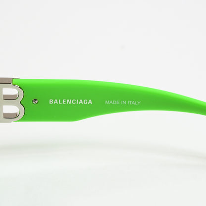 Balenciaga BB0095S 009 Womens Authentic Sunglasses Lime/Gray, 53mm - New