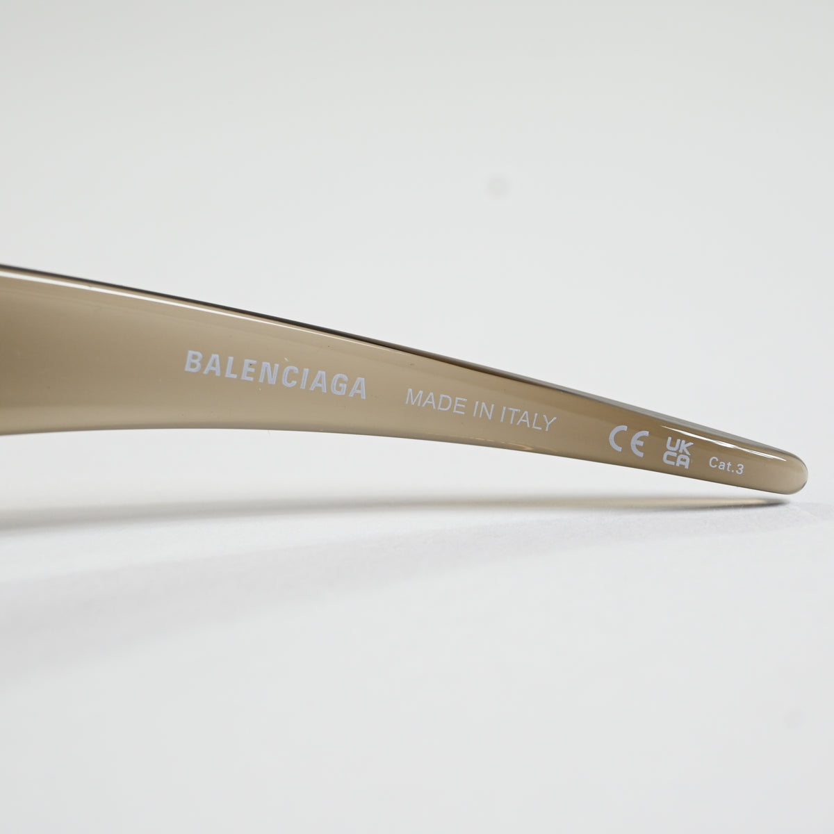 Balenciaga BB0253S 002 Womens Authentic Sunglasses Clear Brown, 80mm - New