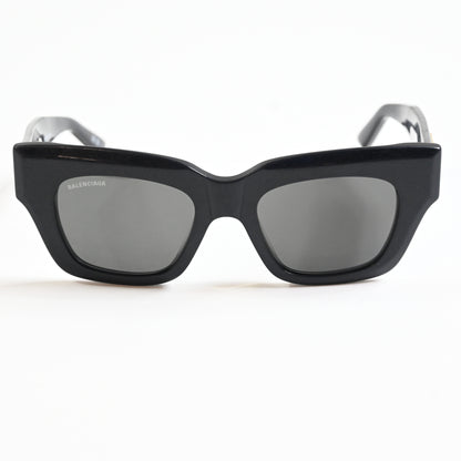 Balenciaga Square-Frame Acetate Distressed Sunglasses