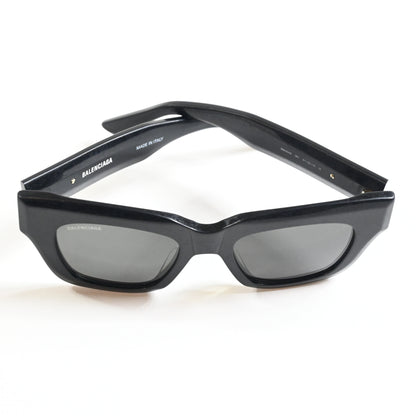 Balenciaga Square-Frame Acetate Distressed Sunglasses