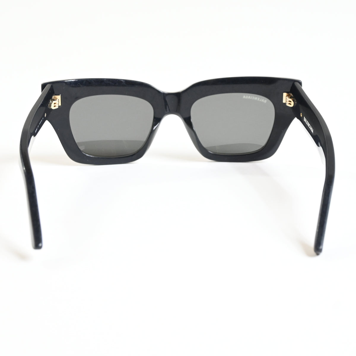 Balenciaga Square-Frame Acetate Distressed Sunglasses