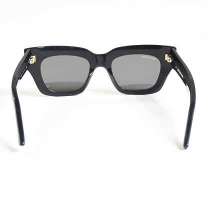 Balenciaga Square-Frame Acetate Distressed Sunglasses