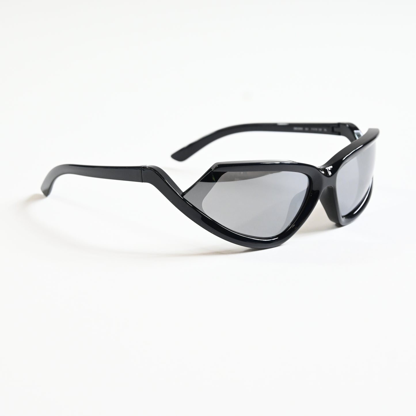 Balenciaga BB0289S 001 Unisex Authentic Sunglasses Black/Silver, 71mm - New